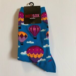 Hot Sox Women's Colorful Hot Air Balloon Socks